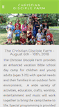 Mobile Screenshot of christiandisciplefarm.com